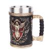 600ML Viking Mug Collection 304 Stainless Steel Insert Resin Beer Danegeld Tankard Coffee Beer Mugs Cup Halloween Friends Gift