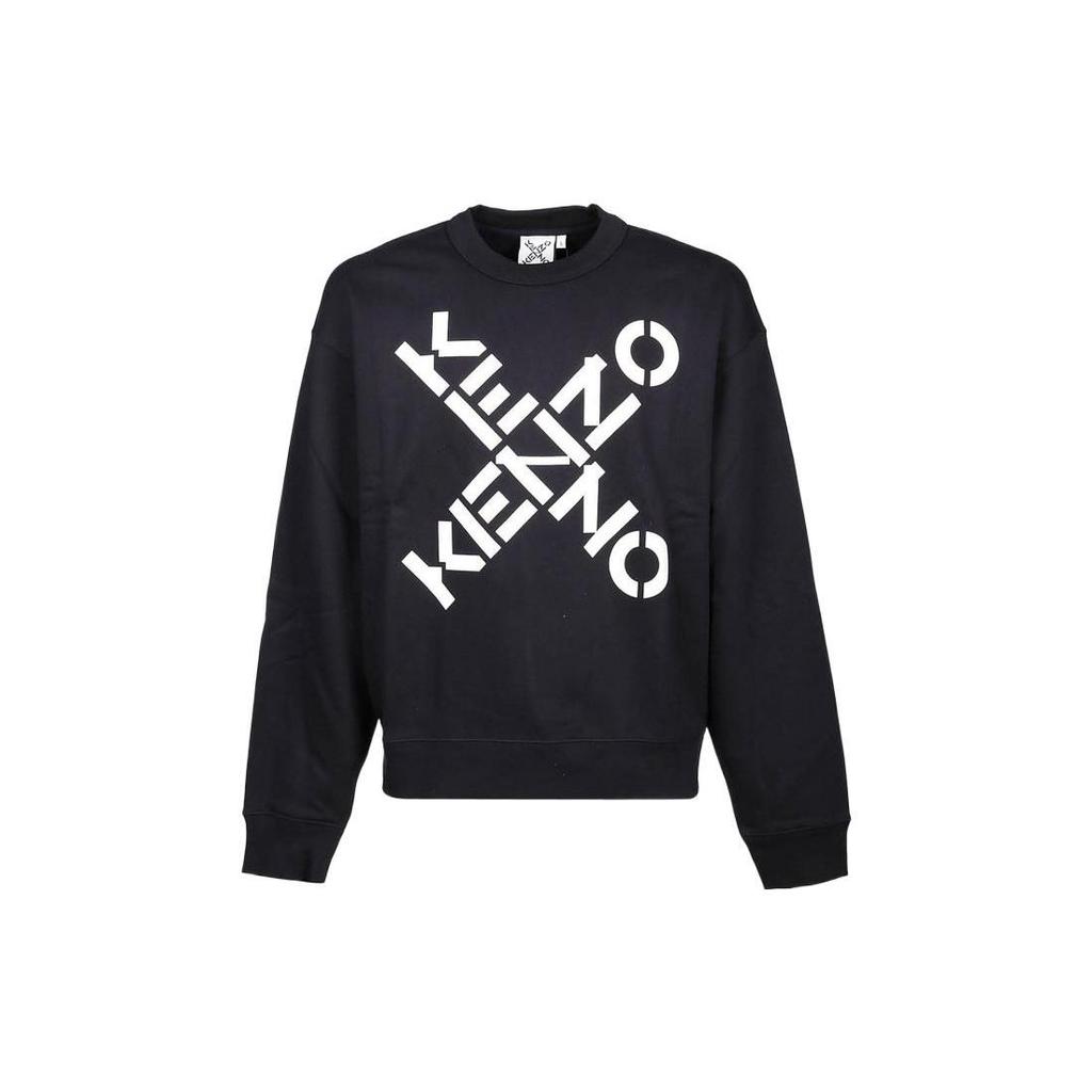 Kenzo Sudaderas Hombre Negro Cuello Redondo Moderado Regular 5SW5214MS-99