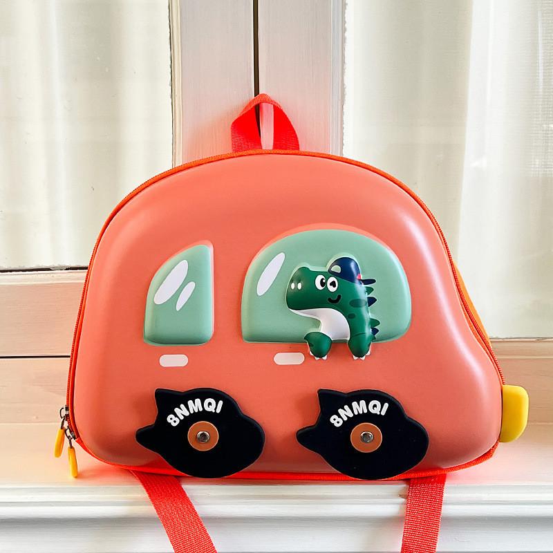 Creative Cartoon Car Design Kids Backpack For Preschool And Elementary School Use