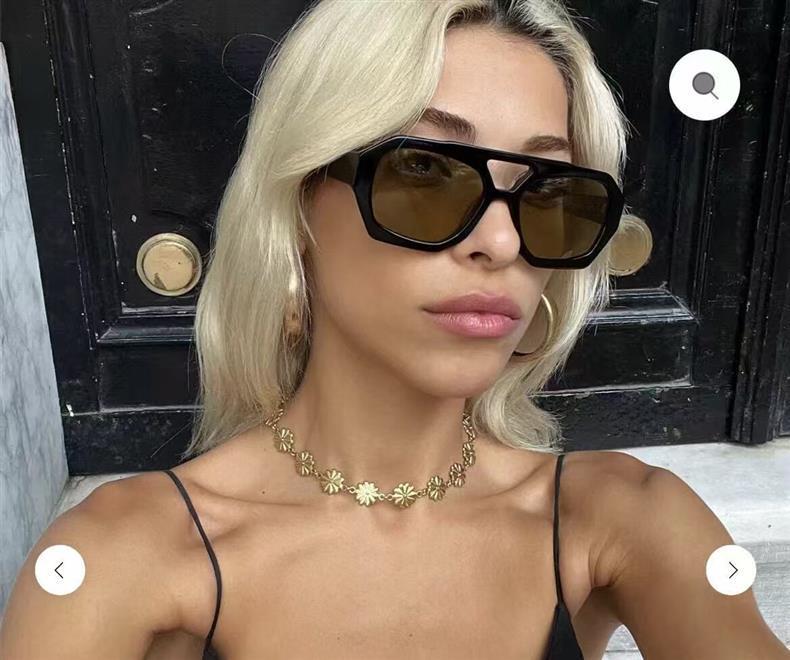 RIVER Handmade Square Sunglasses for Men & Women - Fashionable, Versatile Sun Protection for Vacation & Parties