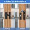 91°/181° Luminous Door Buckle Bolt  Metal Hasp Latches Barn Sliding Door Swivel Slug Latch Lock for Bedroom,Garage,Shed,Cabinet
