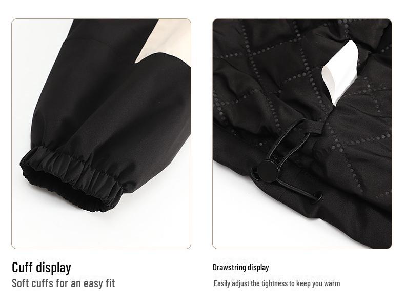 2024 Girls' Winter 3-in-1 Down Jacket - Windproof, Waterproof, Detachable for Big Kids