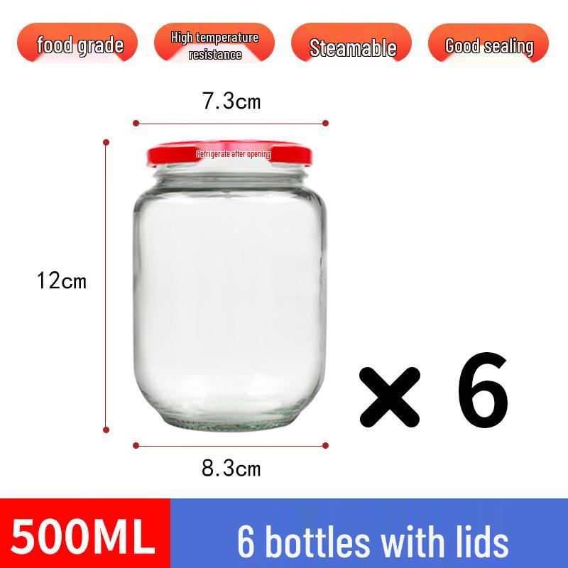 Qiwei High-Temperature Glass Canning Jar