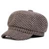Beret School Old Vintage Autumn Spring Hat Newsboy Brand Latest Fresh Personality Grid Bird Thousand Neutral Gender Women  Men For Hats Wild Casual