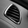 For Kia Stinger 2018-2026 Carbon Fiber Dashboard Upper Air Outlet Cover Air Conditional Defrost Vent Grill Trim Frame LHD/RHD