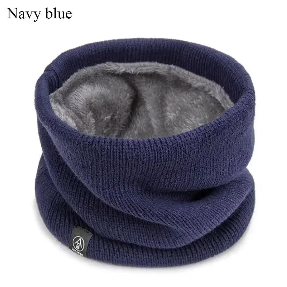 Cold-proof Collar Neck Warmer Soft Knitted Neck Scarves Skating Running Hiking Scarves  Winter