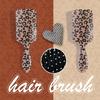 1 Pcs Home Leopard Air Cushion Combs Salon Women Scalp Massage Comb Handle Wide Teeth Hair Brush Anti-static