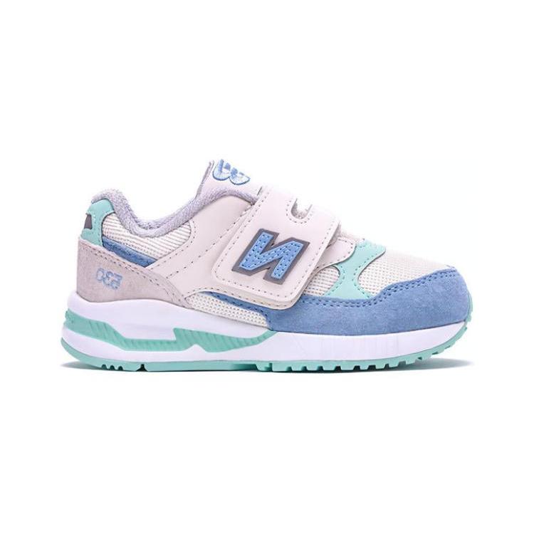New Balance NB 530 Comfortable Cushioning Abrasion Resistant Breathable Low Top Kids' Running Shoes White Blue KV530SEP