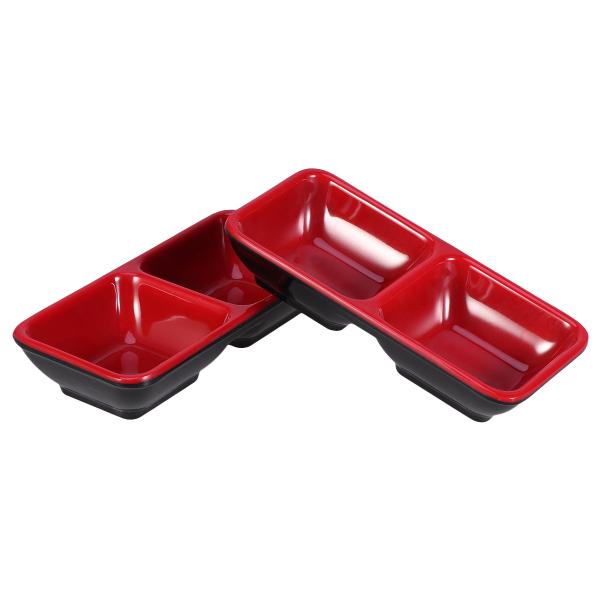 Snack Dish Wheat Straw Eco-friendly Dipping Serving Tray Appetizer Table Plate