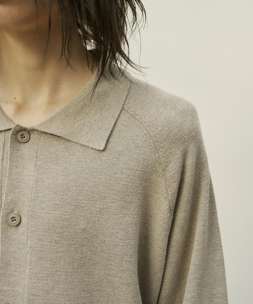 Minav Raffine Soft Shirt Knit [Mocha]