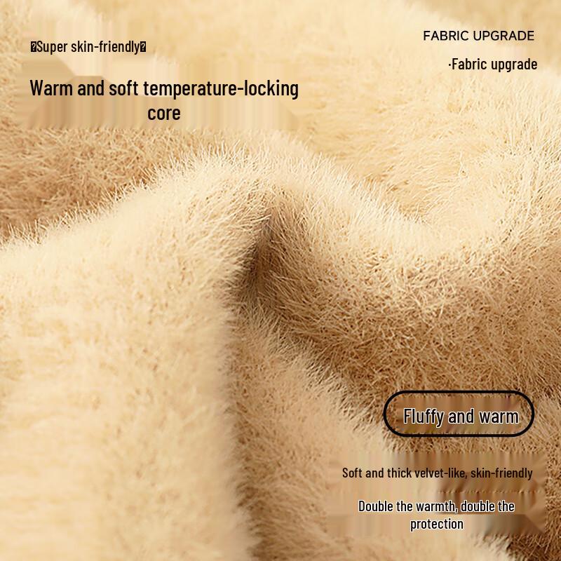 Fingercroxxit Unisex Fleece Lined Knit Sweater