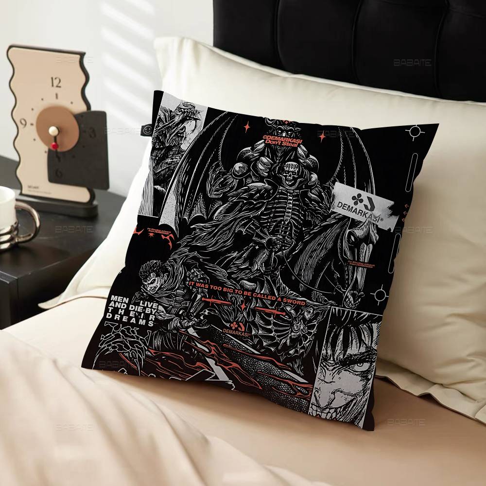 Berserk Anime Pillow Anime Pillow Sofa Bed Head Pillow Cover Cushion Cover 45x45 cm Fashion