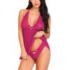 Baby Doll sopra il ginocchio da donna in pizzo e poliammide spandex floreale