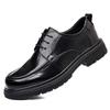 New Men's Shoes 2025 Autumn New Leather Derby Shoes Men's Business Dress Leather Shoes Wedding Shoes Groom Shoes