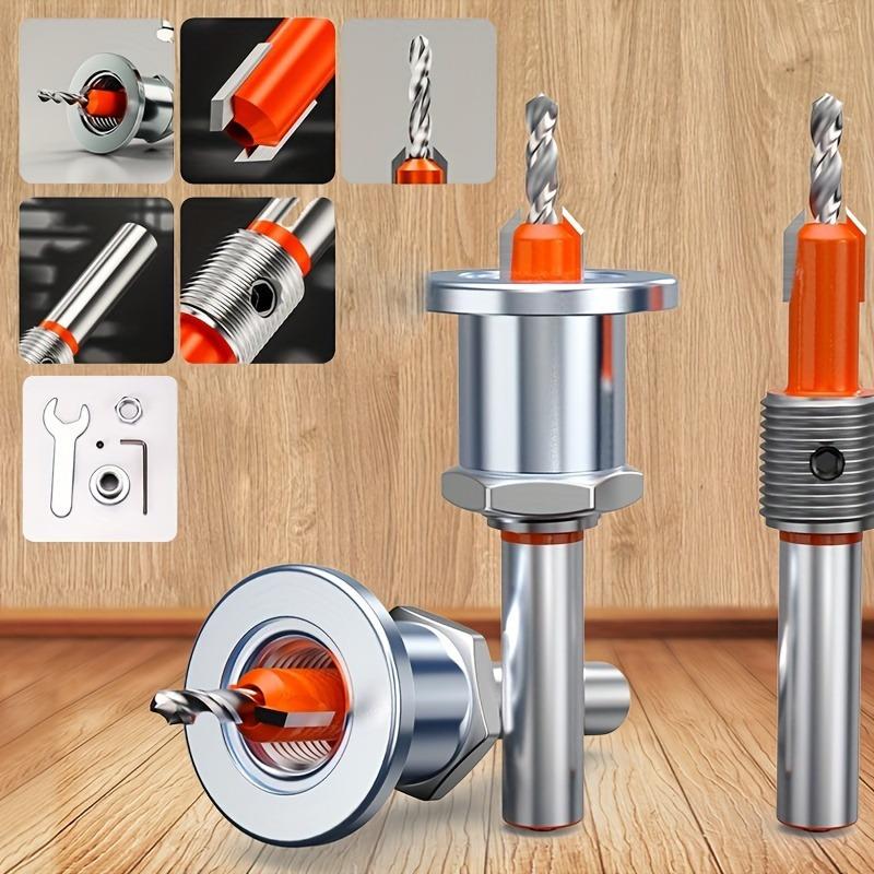 1pc High-Speed Steel Woodworking Drill Bit Set - 3mm Shank, Smooth Cuts, Includes Versatile Sizes & Precision Trimmers, Woodworking Tools