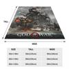 God Of War Kratos Classic Game Blanket Wool Throw Blanket Airplane Travel Portable Soft Warm Bedsprea