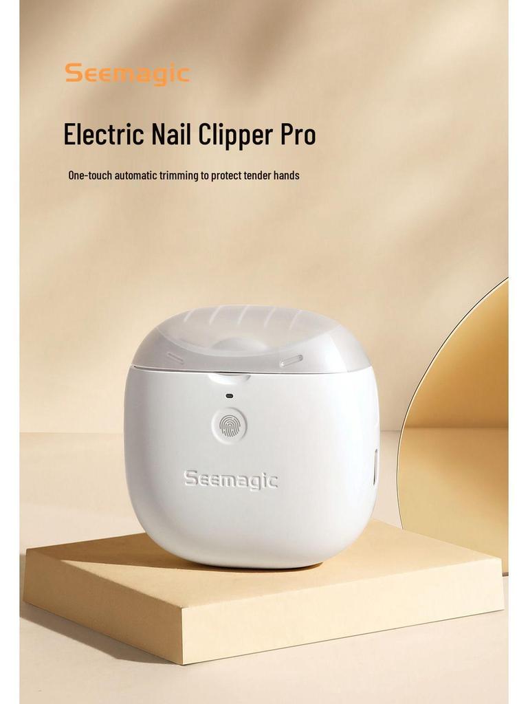 Seemagic Automatischer elektrischer Nagelknipser: Tragbarer Trimmer für Nägel von Senioren & Babys