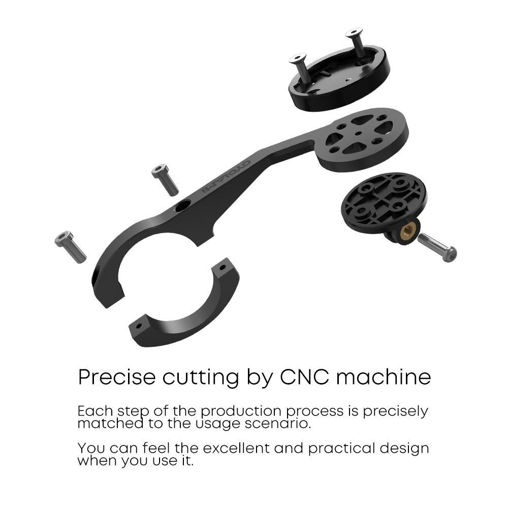 CYCLAMI Hliníková slitina Oboustranný Držák na cyklopočítač na kolo MTB Silniční GPS Držák světla Držák Pro GARMIN XOSS IGPSPORT Jízdní kolo