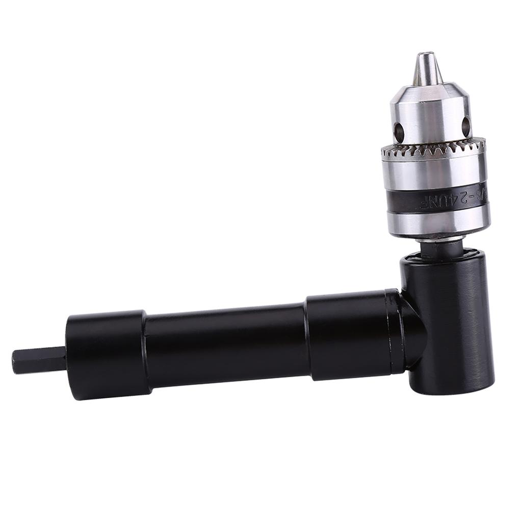 Right Angle 8mm Hex Shank Drill Adapter 90 Degrees Attachment Extension Drilling Tool