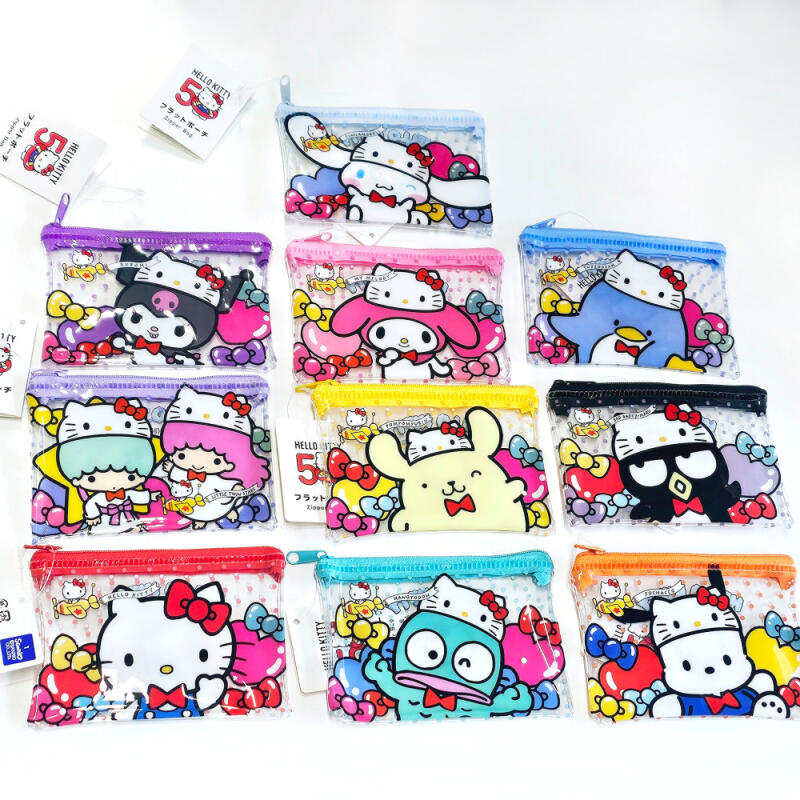

Прозорі міні-гаманці Hello Kitty, лімітована серія до 50-річчя (10 видів) Hangyo-dong (Cheongrok)