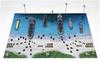 Pit Road SPS Series World War II Normandy Landings Diorama Paper Base x 2 Plastic Model Kit SPS07 1/700 (D-Day) (290 185mm, Sheets)