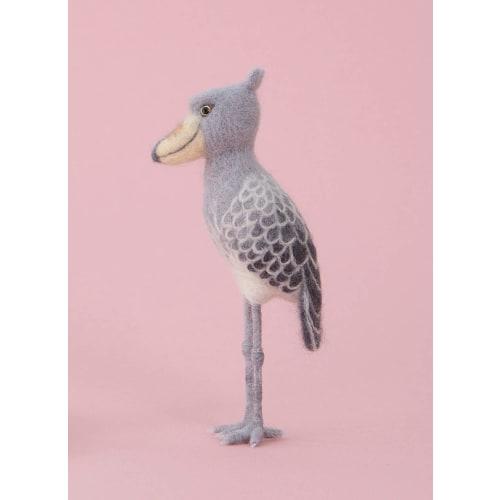 Hamanaka Wool Felt Kit Animals made with needle felt Shoebill H441-561 Multi