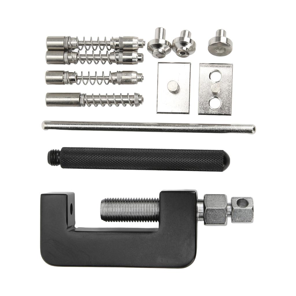 12 Pcs Universal Motorcycle Chain Cutter Breaker Riveting Tool Set with Storage Box for ATV Dirt Bike