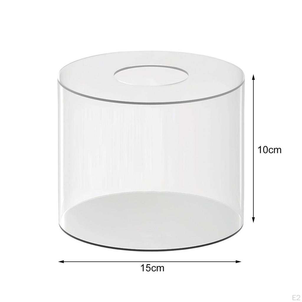 Acrylic Cake Display Board Decor Tool Round Tabletop DIY Decorative Centerpiece Fillable