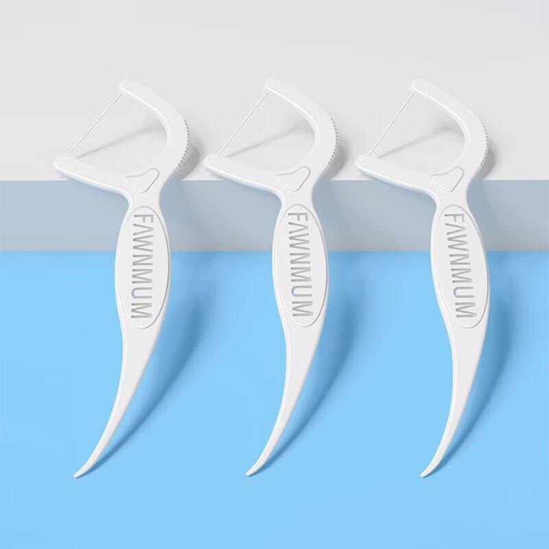 FAWNMUM Ultra-Fine Dental Floss Picks