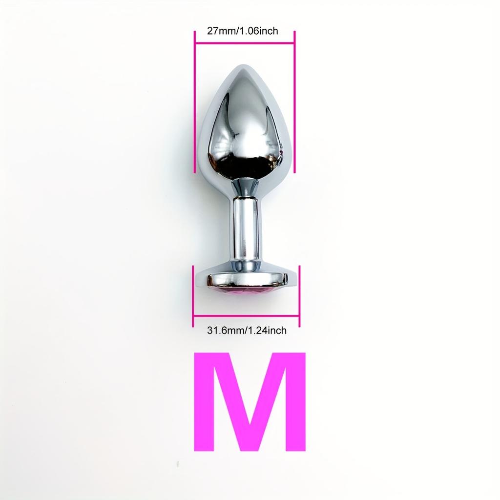 5 sizes, metal anal plug, beginner to expert, anal stimulation, couple adult sex toy, anal massage expansion toy, G-spot massage, sexual health