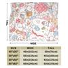 Molang Kawaill Rabbit Throw Blanket for Couch  Fuzzy Soft Plush Blanket 50x60 Inches Multiple Sizes Bedspreads for All Seasons