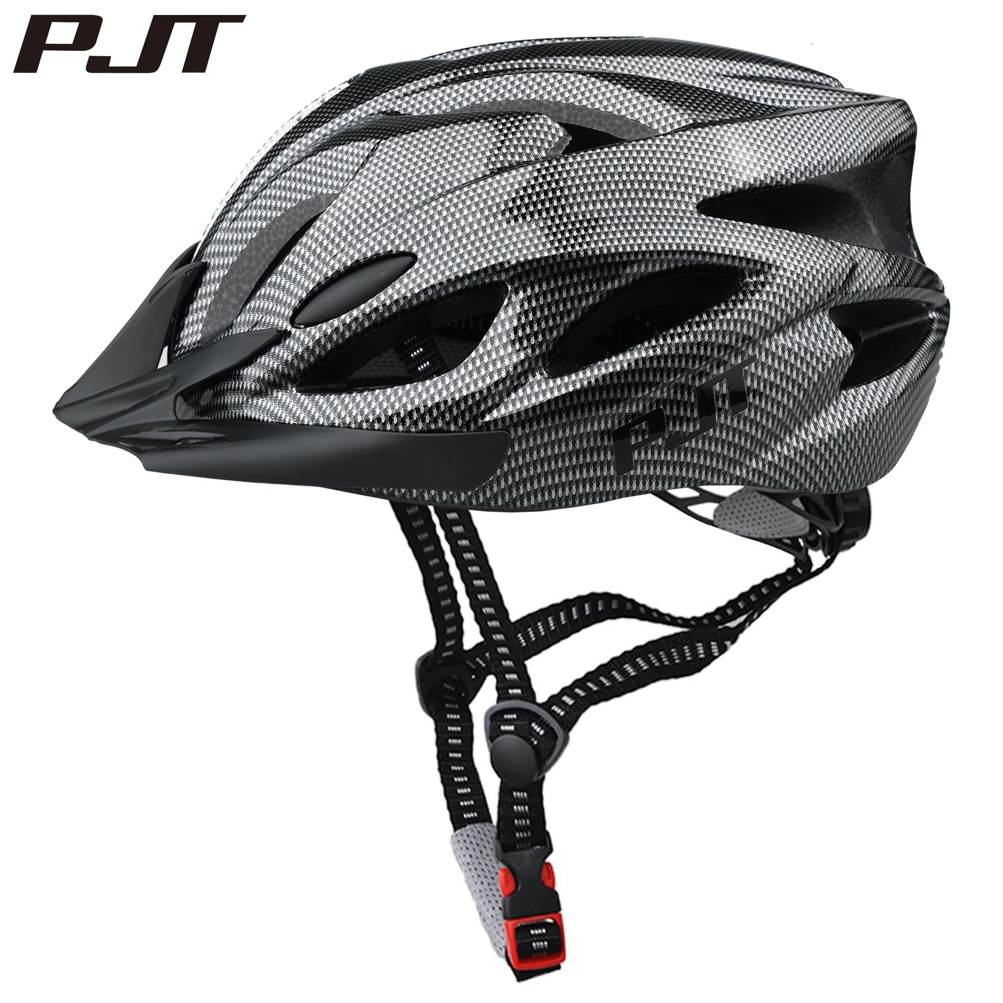 Pmt Ultralight Riding Cycling Helmet In-Mold Road Bike Mountain Bike Helmet Men Women Mtb Bicycle Helmet Adjustable L/M 56-61Cm L56-61CM