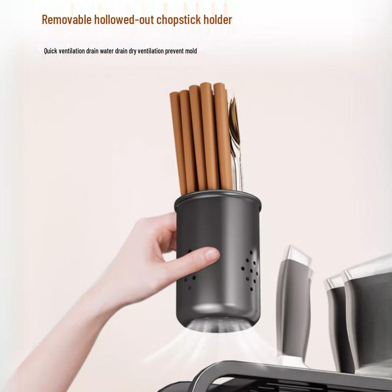 Stainless Steel Countertop Knife and Utensil Organizer