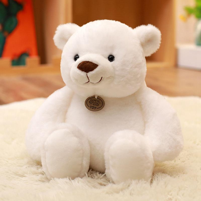 Vycpaná 30cm kreslená zvířátka uklidňující plyšová hračka Panda Bear Husky Lední medvěd Gorila Tučňák Dárek k narozeninám pro děti