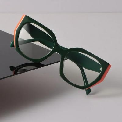 Luksusowe Okulary Damskie Męskie z Oprawką Koci Oczu Minimalistyczne Przezroczyste Okulary Fajne Okulary z Przezroczystymi Oprawkami Oculos