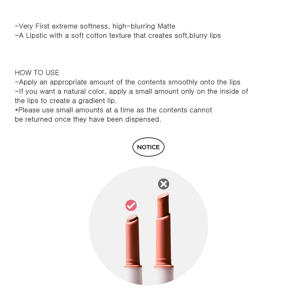 Nature Republic Cotton Melting Lip 1.4g 7 Farben 2024 F/W K-Beauty