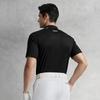 Fila Golf Series Casual Comfortable Short Sleeve Polo Shirt Men Tops Deep-Black A11M535103F-BK