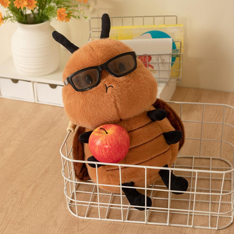 Creative Funny Cockroach Plush Toy Doll Xiaoqiang Doll Ugly Cute Doll Birthday Gift Doll