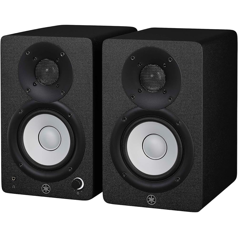 YAMAHA YAMAHA Powered Studio Monitor Speaker Pair Compact Black HS4