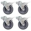Day and Night - Day and Night Swivel Casters with Pin Hole 24 Pack 75mm