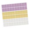 60 Pcs Disposable Nail Art Table Towels Soft Waterproof Oil Proof Table Mat for Manicure Purple Yell