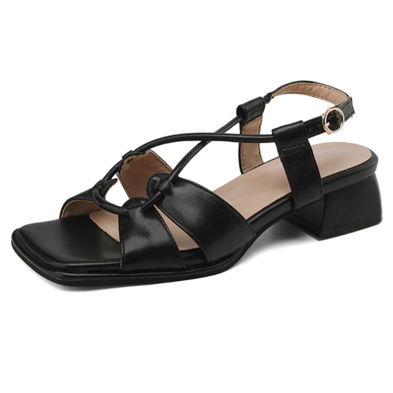 Luxury Silver Women Sandals Summer Shoes Low Heel Black Nude Party Shoes Designer Flip Flops Girls Large Size Footwear