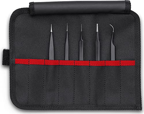 

KNIPEX 92 00 01 ESD Universal Tweezers Set ESD 5 Pieces