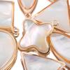 5Pcs Love Round Cross Shell Pendant Necklace Charms Jewelry Making Bracelet DIY Earrings Supplies Summer Beach Ocean Accessories