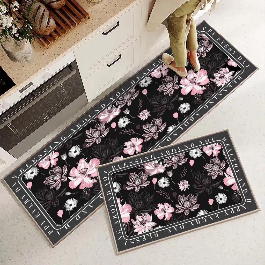 Cheap Fashion household kitchen floor mat, cover mat. Nonslip water