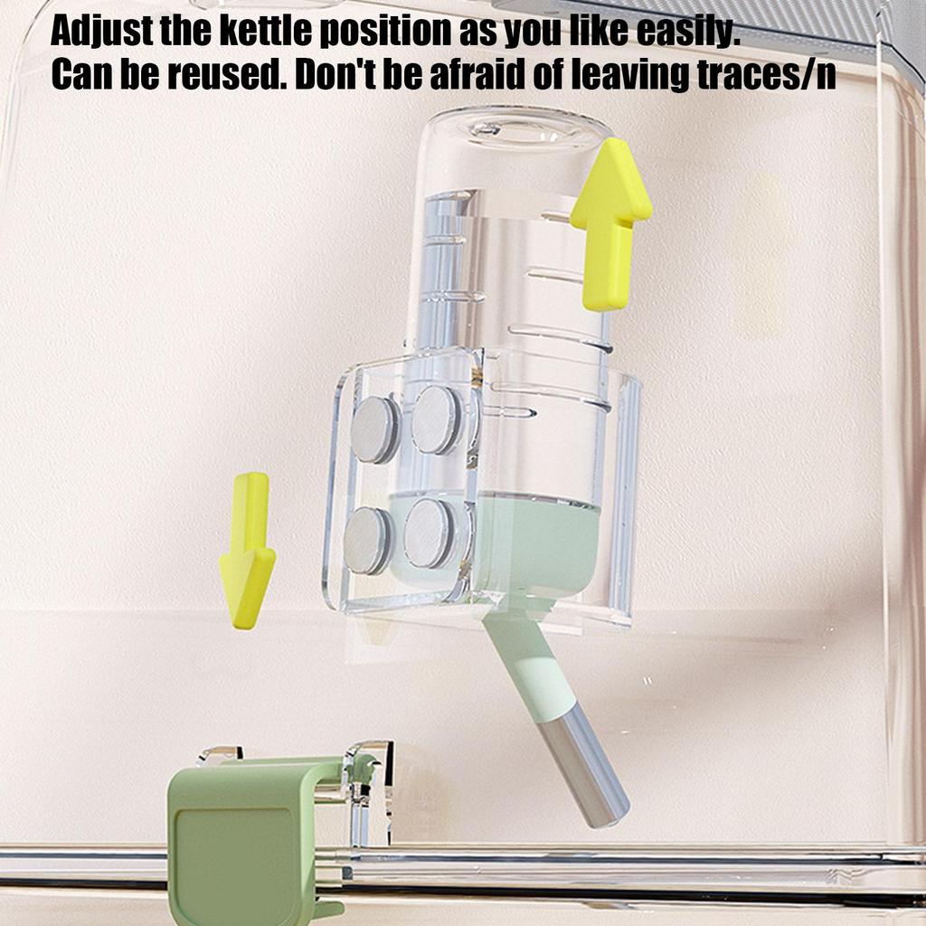 Hamster Water Bottle Stand drinking fountain holder Small Pet Feeder Magnet Bracket Hamster Water Bottle Holder Pet Supplies