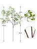 1pc Artificial Plants Branches Green Faux Greenery Plants Decoration for Office Home Indoor