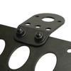 7/8"22mm Motorcycle License Plate Holder Metal License Bracket Tail Light Holder Universal
