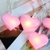 Fairy Light Romantic Warm Atmosphere Home Decoration Fabric Love Heart
