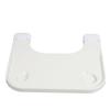 Wheelchair Lap Tray Thickened Universal Elderly Wheelchair Table Tray with Cup Holder for Eating Reading Writing White